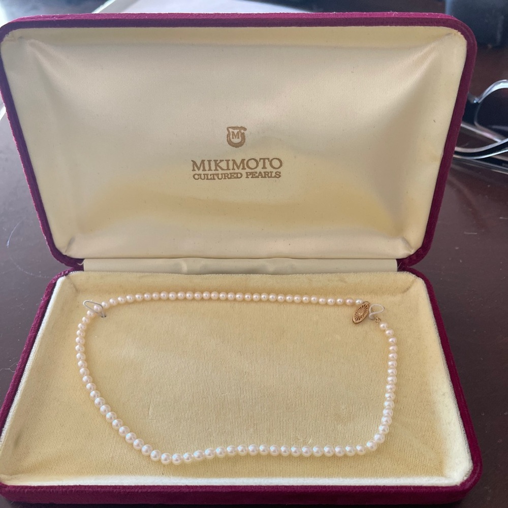 Vintage 15 inch Mini Pearl Necklace